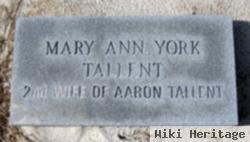 Mary Ann York Tallent