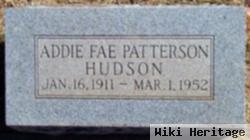 Addie Fae Patterson Hudson