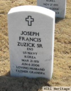 Joseph Francis Zuzick, Sr