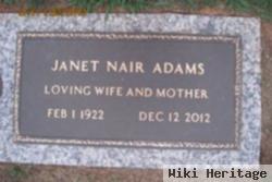 Janet Nair Adams