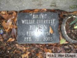 Willie Everette "billy" Hilton