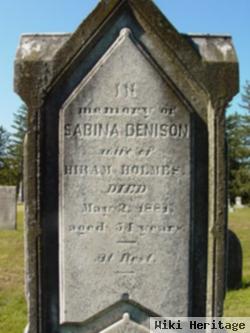 Sabina Denison Holmes