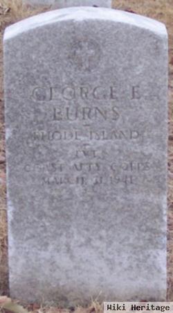 Pvt George E Burns