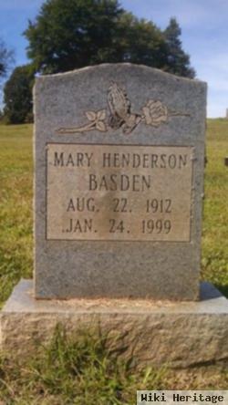 Mary Frances Henderson Basden