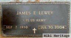 Corp James E Lewey