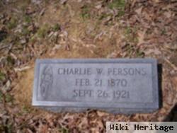 Charlie Walter Persons