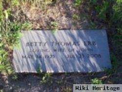 Betty Thomas Erb