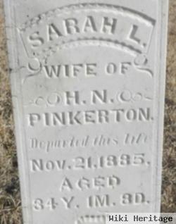 Sarah L Pinkerton