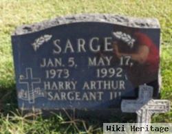 Harry A Sargeant, Iii