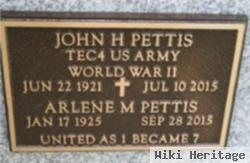 John H Pettis