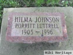 Hilma Johnson Porritt Luttrell