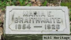 Maria E Braithwaite