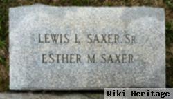 Esther M. Lewis Saxer