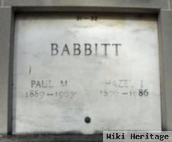 Hazel I. Babbitt