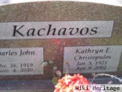 Kathryn E "kaye" Christopulos Kachavos