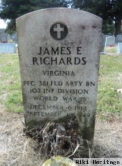 James E Richards