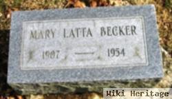 Mary Elizabeth Latta Becker