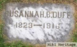 Susannah B Duff