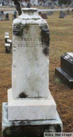 Hannah J Ross