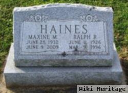 Maxine O. Miller Haines