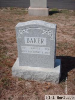 Marie F Baker