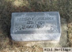 Harold E. Cavender