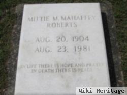 Mittie M. Mahaffey Roberts