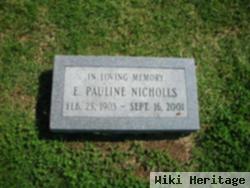 E. Pauline Nicholls