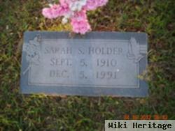 Sarah S Holder