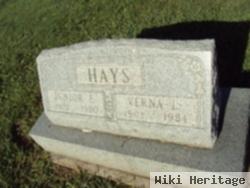 Verna L Blakeman Hays