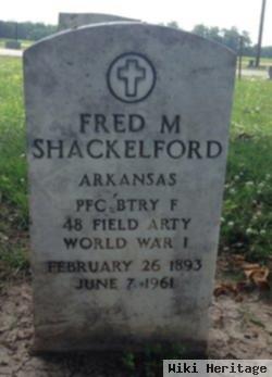 Fred M Shackelford, Sr