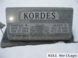 Harold W. Kordes