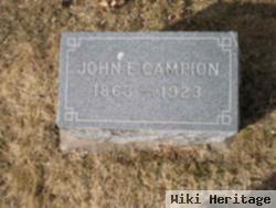 John E Campion