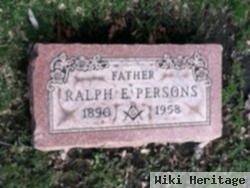 Ralph E. Persons