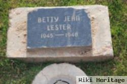 Betty Jean Lester