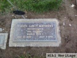 Cleon Leroy Mathews