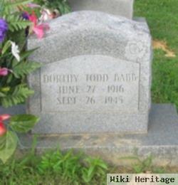 Dorothy Todd Babb