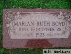 Marian Ruth Boyd