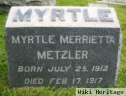 Myrtle Marrietta Metzler