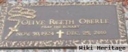 Olive R Reeth Oberle