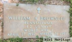 William A Brownlee