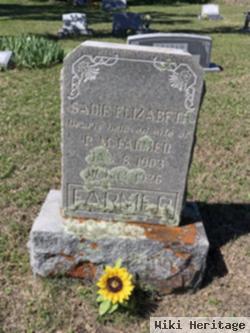 Sarah Elizabeth "sadie" Graham Farmer