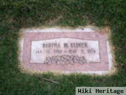 Bertha M. Klinck