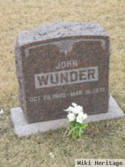 John Wunder