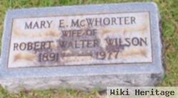 Mary E. Mcwhorter Wilson