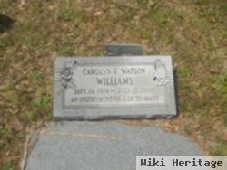 Carolyn V. Watson Williams