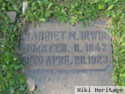 Harriet M Irwin