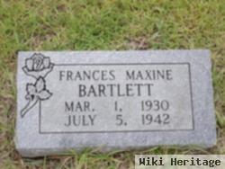 Frances Maxine Bartlett