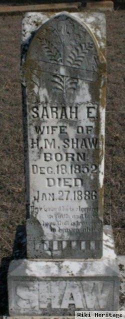 Sarah Elizabeth Majors Shaw