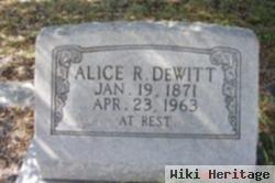 Alice R. Smoak Dewitt